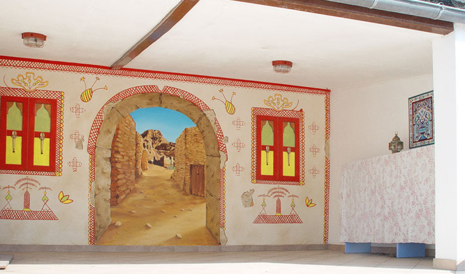 peinture murale Maroc Lybieornementations Bretagne particulier Carantec