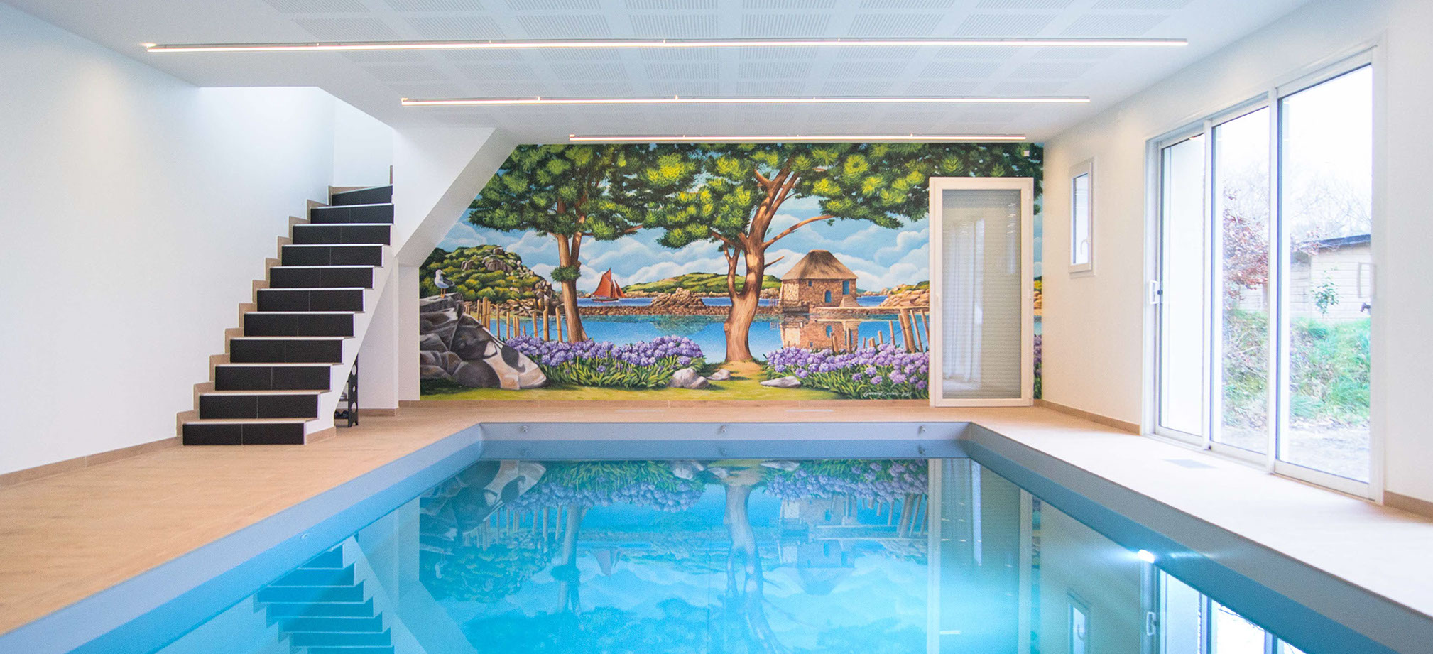 trompe-l'œil&nbsp; rue notre dame ville de morlaix