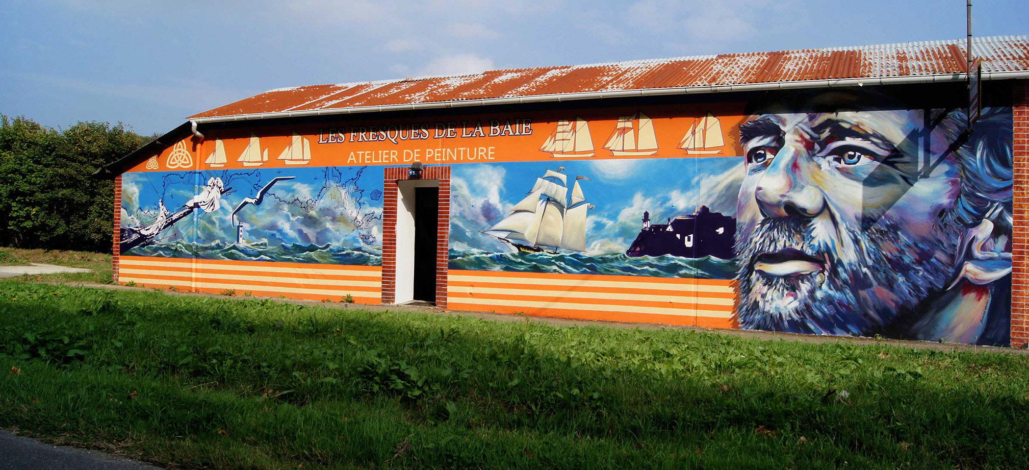 trompe-l'œil&nbsp; rue notre dame ville de morlaix