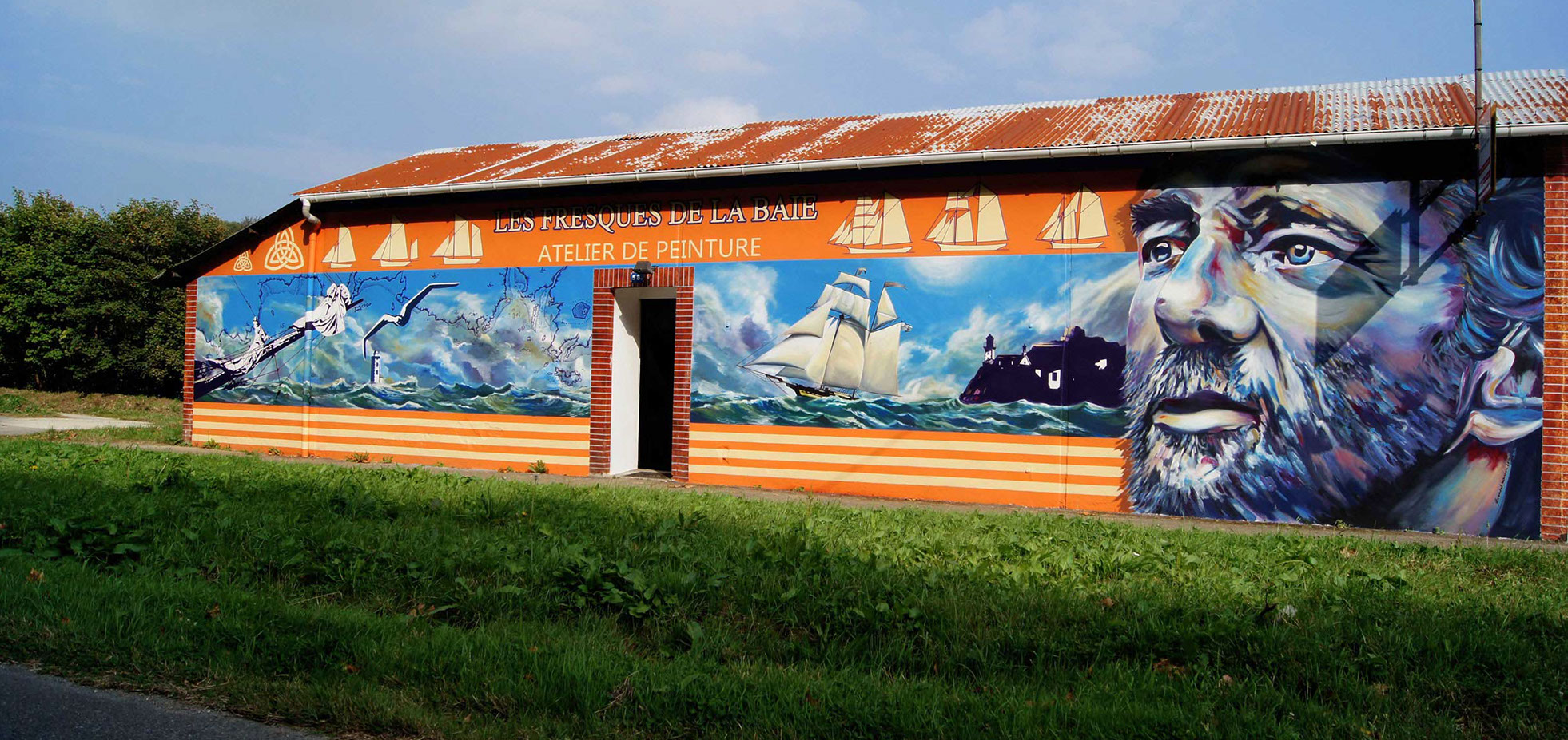 trompe-l'œil&nbsp; rue notre dame ville de morlaix