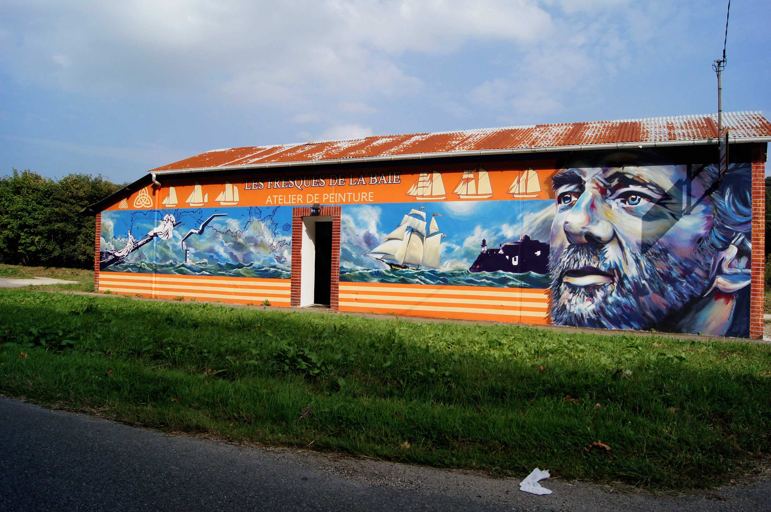 trompe-l'œil  rue notre dame ville de morlaix