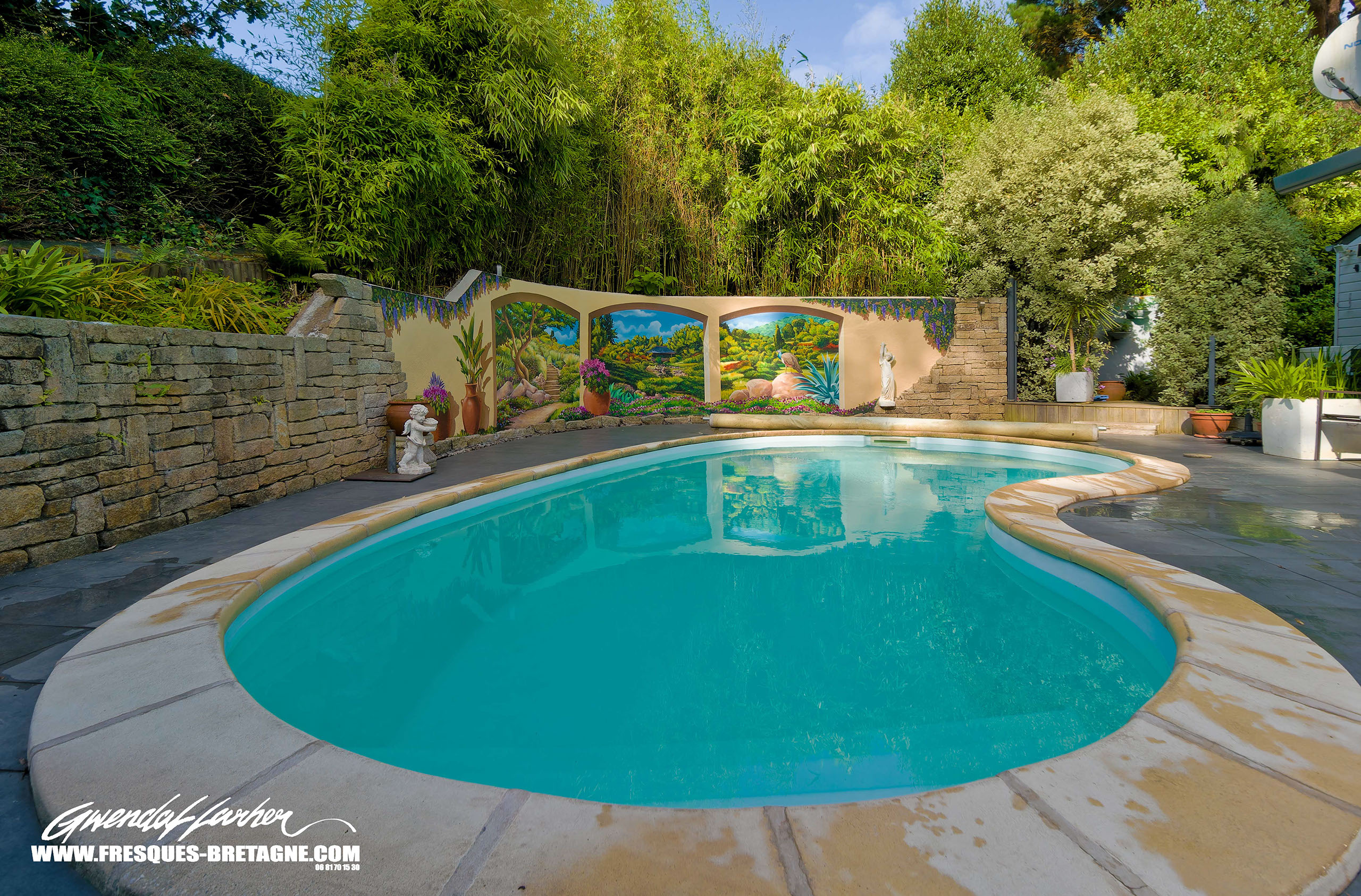 trompe-l'œil  rue notre dame ville de morlaix