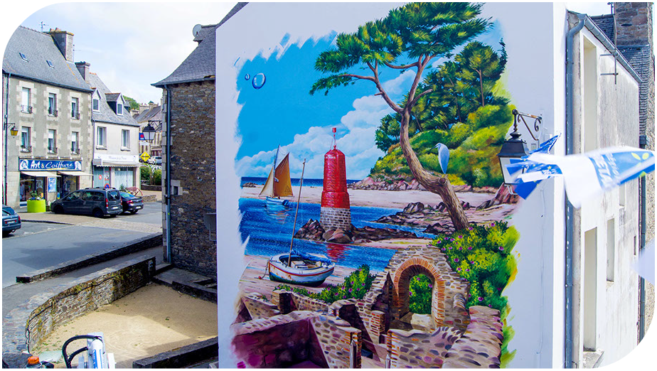 fresque-murale-trompe-loeil-plestin-patrimoine-littoral-anse-de-toul-an-hery-côtes-d-armor-Finistere-bretagne