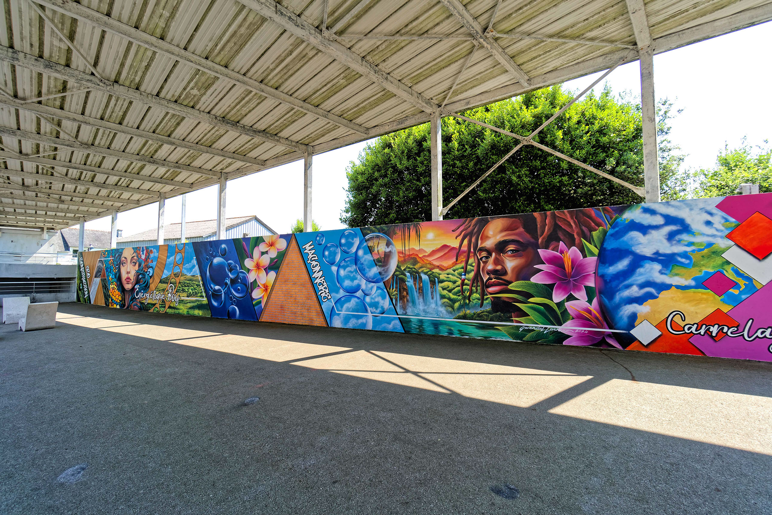 trompe-l'œil  rue notre dame ville de morlaix