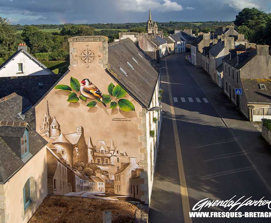 Fresque-murale-decoration-commune de tremel-côtes d'armor
