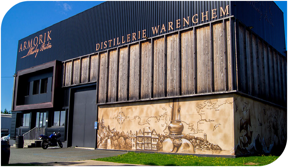 Décoration murale grand format illustrative pour l'entreprise warenghem de Lannion Côtes-d'Armor Bretagne