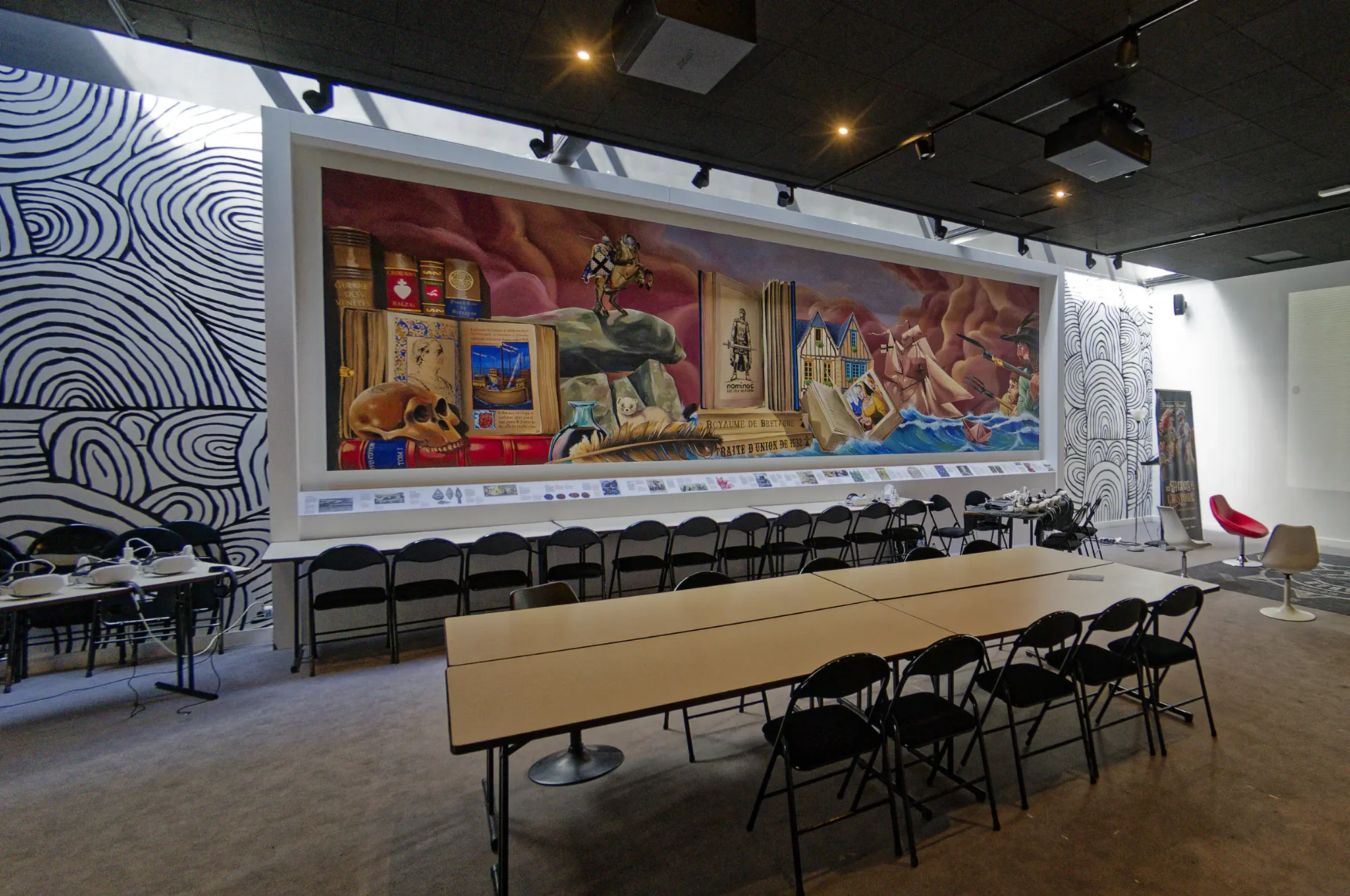 Après, fresque sur l'histoire de la Bretagne, salle de l'espace Nominoë à Vannes